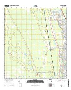 Espanola Florida Current topographic map, 1:24000 scale, 7.5 X 7.5 Minute, Year 2015
