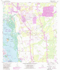 Estero Florida Historical topographic map, 1:24000 scale, 7.5 X 7.5 Minute, Year 1958