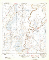 Estiffanulga Florida Historical topographic map, 1:31680 scale, 7.5 X 7.5 Minute, Year 1945