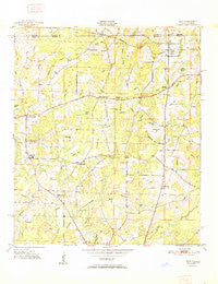 Esto Florida Historical topographic map, 1:24000 scale, 7.5 X 7.5 Minute, Year 1951