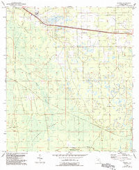 Eugene Florida Historical topographic map, 1:24000 scale, 7.5 X 7.5 Minute, Year 1954