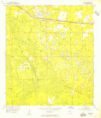 Eugene Florida Historical topographic map, 1:24000 scale, 7.5 X 7.5 Minute, Year 1954