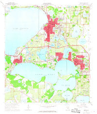 Eustis Florida Historical topographic map, 1:24000 scale, 7.5 X 7.5 Minute, Year 1966