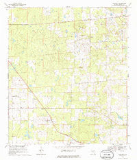 Fairfield Florida Historical topographic map, 1:24000 scale, 7.5 X 7.5 Minute, Year 1968