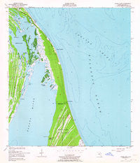 False Cape Florida Historical topographic map, 1:24000 scale, 7.5 X 7.5 Minute, Year 1949