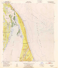 False Cape Florida Historical topographic map, 1:24000 scale, 7.5 X 7.5 Minute, Year 1951