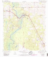 Fanning Springs Florida Historical topographic map, 1:24000 scale, 7.5 X 7.5 Minute, Year 1968