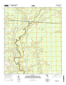 Fargo SW Florida Current topographic map, 1:24000 scale, 7.5 X 7.5 Minute, Year 2015