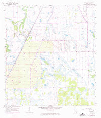 Felda NE Florida Historical topographic map, 1:24000 scale, 7.5 X 7.5 Minute, Year 1958