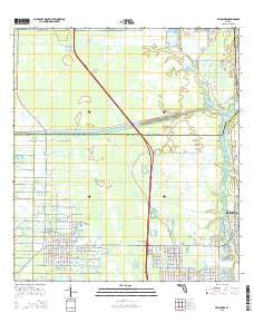 Fellsmere Florida Current topographic map, 1:24000 scale, 7.5 X 7.5 Minute, Year 2015