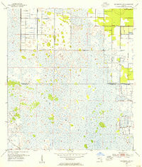 Fellsmere 4 SE Florida Historical topographic map, 1:24000 scale, 7.5 X 7.5 Minute, Year 1953