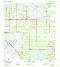 Fellsmere 4 SE Florida Historical topographic map, 1:24000 scale, 7.5 X 7.5 Minute, Year 1953