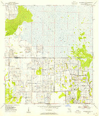 Fellsmere 4 SW Florida Historical topographic map, 1:24000 scale, 7.5 X 7.5 Minute, Year 1953