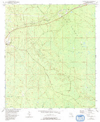 Fenholloway Florida Historical topographic map, 1:24000 scale, 7.5 X 7.5 Minute, Year 1954