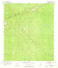 Fenholloway Florida Historical topographic map, 1:24000 scale, 7.5 X 7.5 Minute, Year 1954