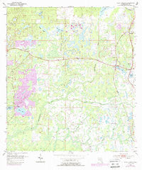 Fivay Junction Florida Historical topographic map, 1:24000 scale, 7.5 X 7.5 Minute, Year 1954