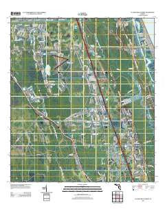 Flagler Beach West Florida Historical topographic map, 1:24000 scale, 7.5 X 7.5 Minute, Year 2012