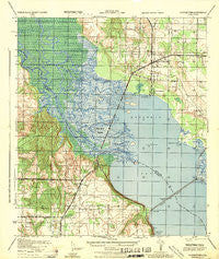 Floridatown Florida Historical topographic map, 1:25000 scale, 7.5 X 7.5 Minute, Year 1944