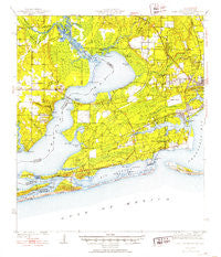 Fort Barrancas Florida Historical topographic map, 1:62500 scale, 15 X 15 Minute, Year 1941