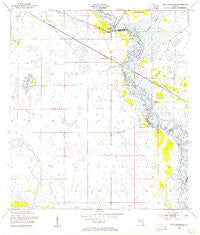 Fort Basinger Florida Historical topographic map, 1:24000 scale, 7.5 X 7.5 Minute, Year 1953