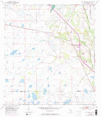 Fort Drum NW Florida Historical topographic map, 1:24000 scale, 7.5 X 7.5 Minute, Year 1953