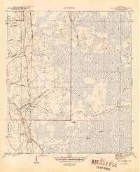 Fort Gadsden Florida Historical topographic map, 1:31680 scale, 7.5 X 7.5 Minute, Year 1945