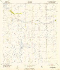 Fort Kissimmee SE Florida Historical topographic map, 1:24000 scale, 7.5 X 7.5 Minute, Year 1953