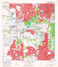 Fort Lauderdale South Florida Historical topographic map, 1:24000 scale, 7.5 X 7.5 Minute, Year 1962