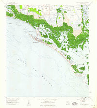 Fort Myers Beach Florida Historical topographic map, 1:24000 scale, 7.5 X 7.5 Minute, Year 1958