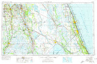 Fort Pierce Florida Historical topographic map, 1:250000 scale, 1 X 2 Degree, Year 1956