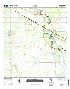 Fort Basinger Florida Current topographic map, 1:24000 scale, 7.5 X 7.5 Minute, Year 2015