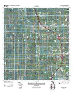 Fort Pierce NW Florida Historical topographic map, 1:24000 scale, 7.5 X 7.5 Minute, Year 2012