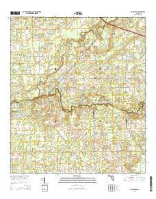 Fort Union Florida Current topographic map, 1:24000 scale, 7.5 X 7.5 Minute, Year 2015