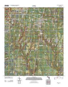 Fountain Florida Historical topographic map, 1:24000 scale, 7.5 X 7.5 Minute, Year 2012
