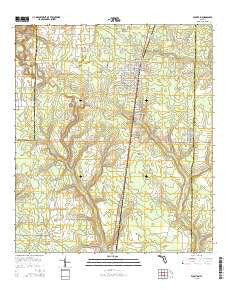 Fountain Florida Current topographic map, 1:24000 scale, 7.5 X 7.5 Minute, Year 2015