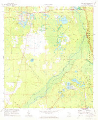Ft McCoy Florida Historical topographic map, 1:24000 scale, 7.5 X 7.5 Minute, Year 1970