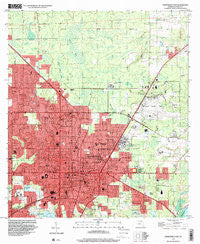 Gainesville East Florida Historical topographic map, 1:24000 scale, 7.5 X 7.5 Minute, Year 1994
