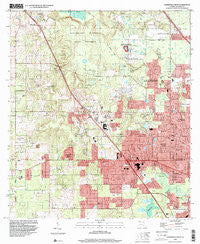 Gainesville West Florida Historical topographic map, 1:24000 scale, 7.5 X 7.5 Minute, Year 1994