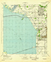Gandy Bridge Florida Historical topographic map, 1:31680 scale, 7.5 X 7.5 Minute, Year 1943