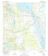 Geneva Florida Historical topographic map, 1:24000 scale, 7.5 X 7.5 Minute, Year 1953