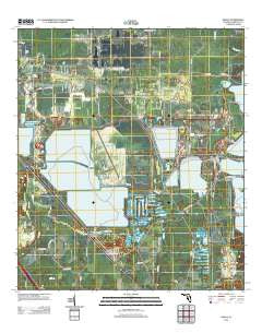Genoa Florida Historical topographic map, 1:24000 scale, 7.5 X 7.5 Minute, Year 2012