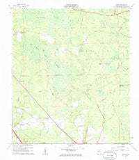 Genoa Florida Historical topographic map, 1:24000 scale, 7.5 X 7.5 Minute, Year 1962