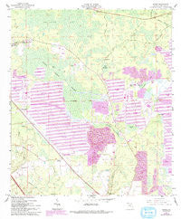 Genoa Florida Historical topographic map, 1:24000 scale, 7.5 X 7.5 Minute, Year 1962