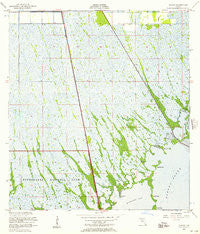 Glades Florida Historical topographic map, 1:24000 scale, 7.5 X 7.5 Minute, Year 1956
