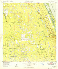 Gomez Florida Historical topographic map, 1:24000 scale, 7.5 X 7.5 Minute, Year 1949