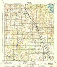 Gonzalez Florida Historical topographic map, 1:25000 scale, 7.5 X 7.5 Minute, Year 1944