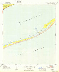 Goose Island Florida Historical topographic map, 1:31680 scale, 7.5 X 7.5 Minute, Year 1950