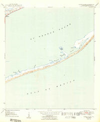 Goose Island Florida Historical topographic map, 1:31680 scale, 7.5 X 7.5 Minute, Year 1950