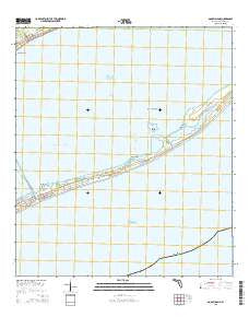 Goose Island Florida Current topographic map, 1:24000 scale, 7.5 X 7.5 Minute, Year 2015