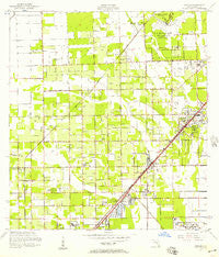 Goulds Florida Historical topographic map, 1:24000 scale, 7.5 X 7.5 Minute, Year 1956